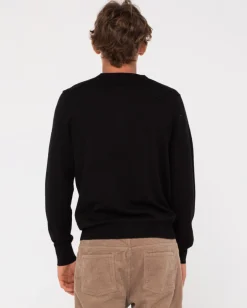 Jersey De Punto Con Cuello Redondo De Lana Ligera>Rusty Sale