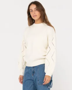 Jersey De Punto Con Cuello Redondo Y Ajuste Relajado Rossie><noscript><img width=