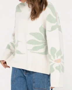 Jersey De Punto Con Cuello Redondo Y Ajuste Relajado De Lily><noscript><img width=
