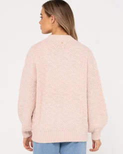 Jersey De Punto Grueso Y Relajado Con Cuello Redondo De Loulou>Rusty Cheap