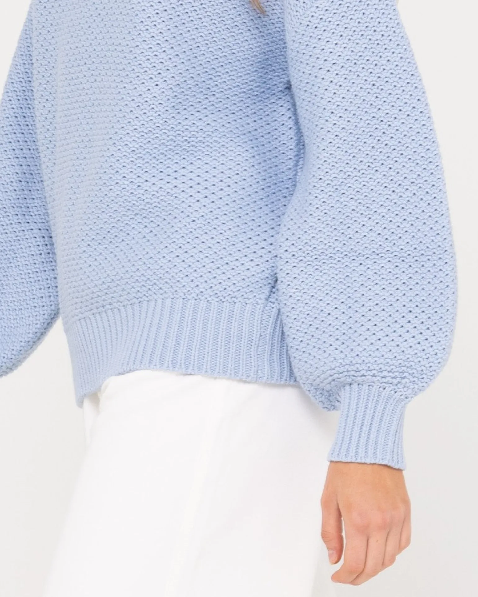 Jersey De Punto Grueso Y Relajado Con Cuello Simulado Marlow>Rusty Cheap