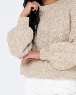 Jersey De Punto Grueso Y Relajado Con Cuello Redondo De Loulou><noscript><img width=