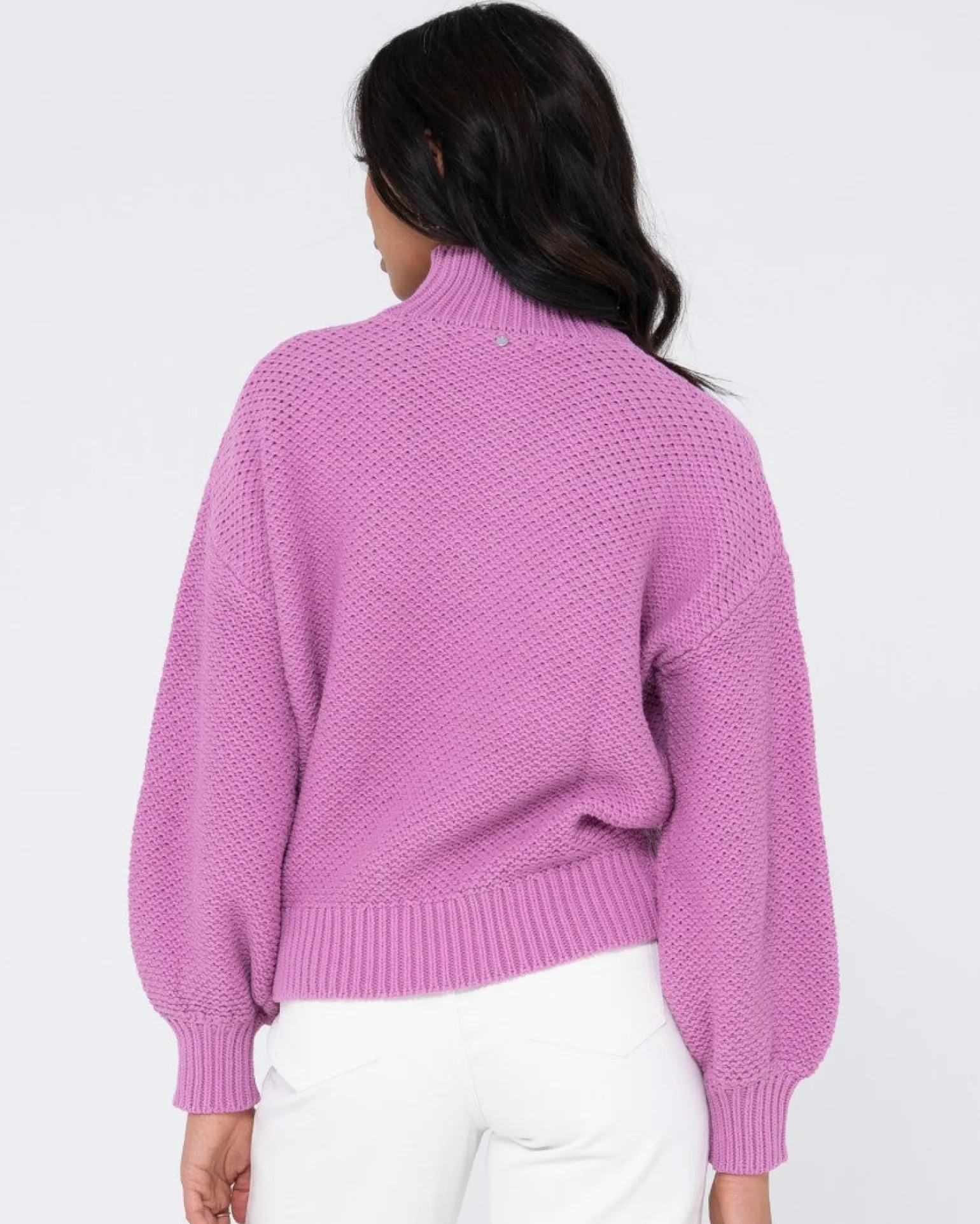 Jersey De Punto Grueso Y Relajado Con Cuello Simulado Marlow>Rusty Discount