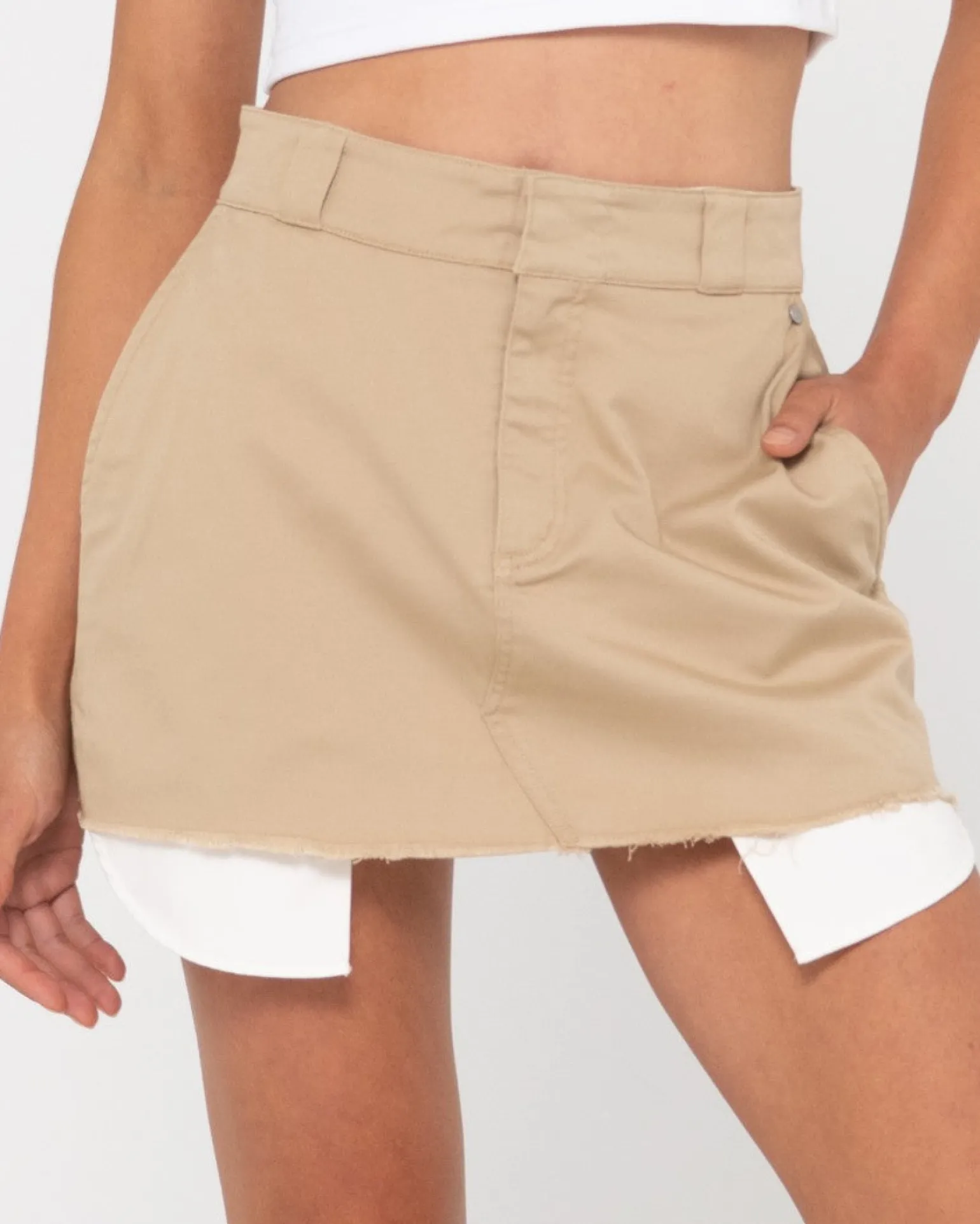 Minifalda Bobbi De Talle Medio>Rusty Clearance