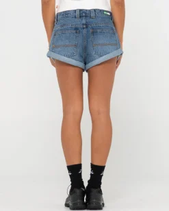 Minishort Vaquero De Talle Bajo Pheonix>Rusty Outlet
