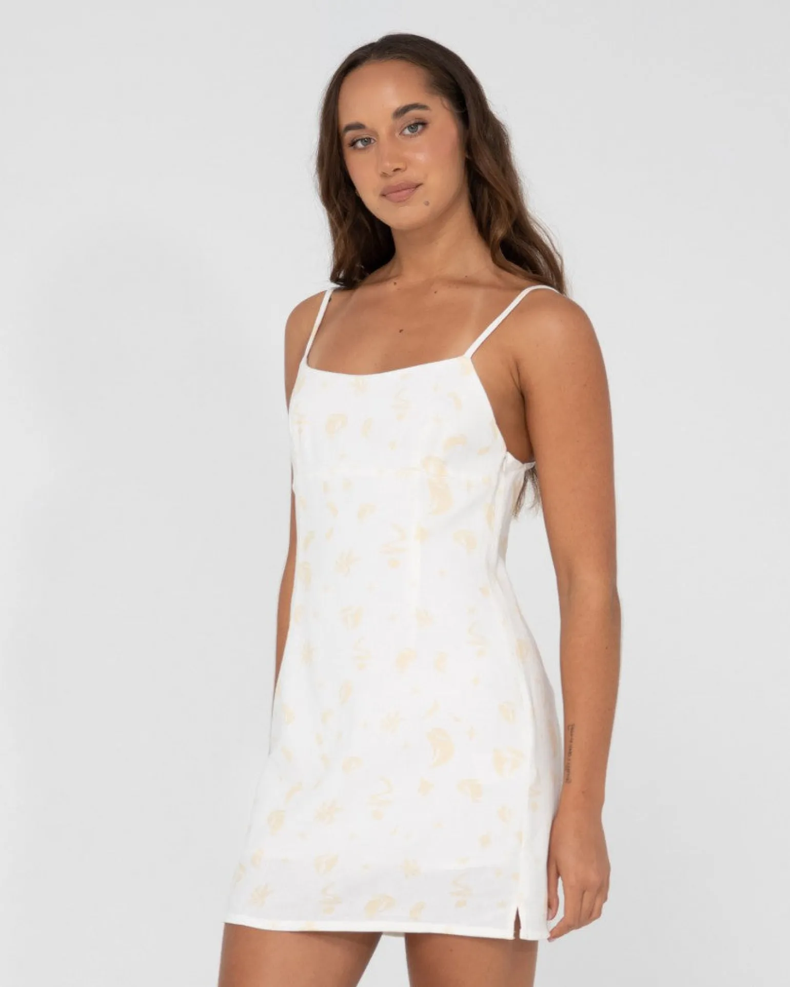 Minivestido Cassidy Estampado Con Espalda Abierta>Rusty Cheap