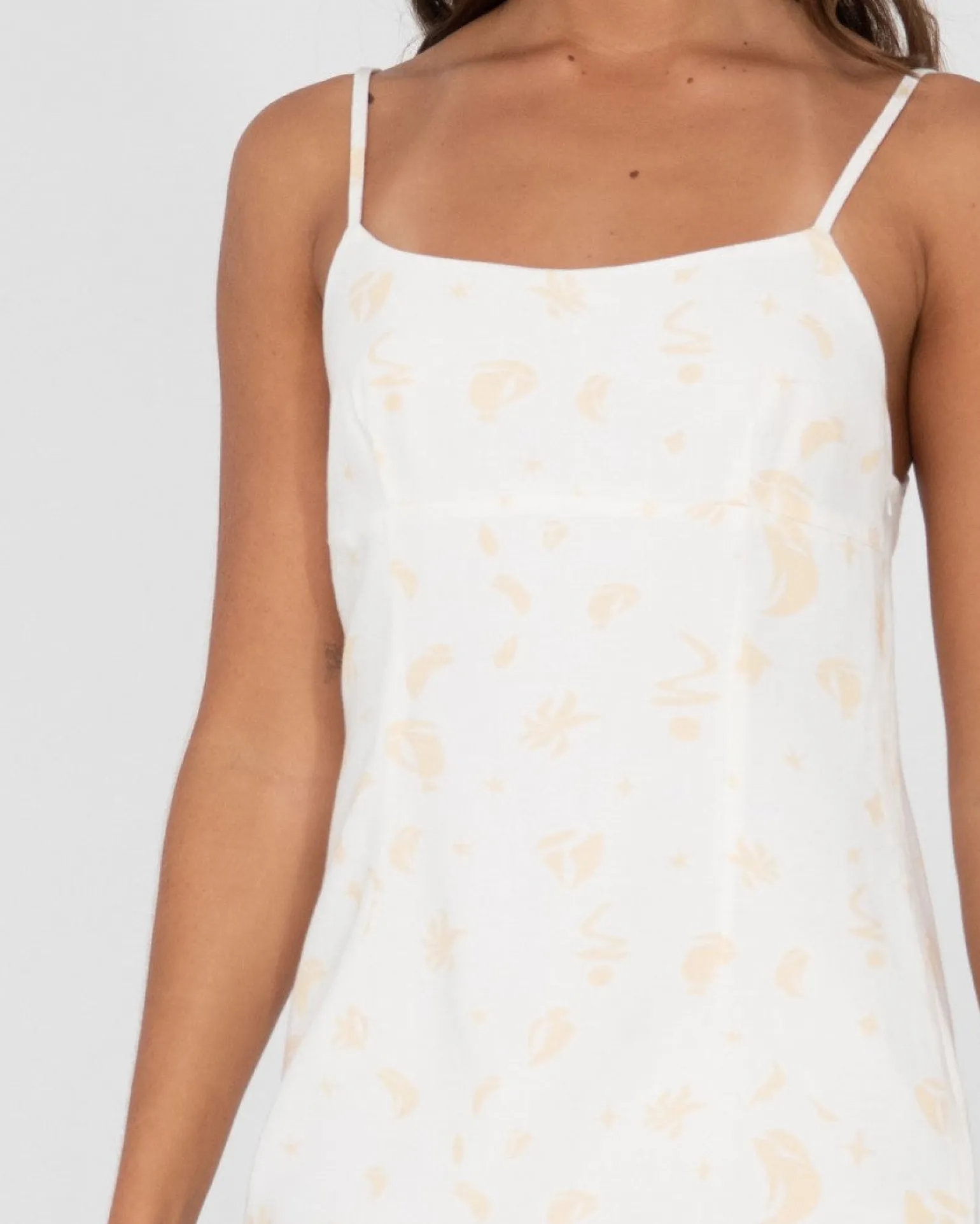 Minivestido Cassidy Estampado Con Espalda Abierta>Rusty Cheap