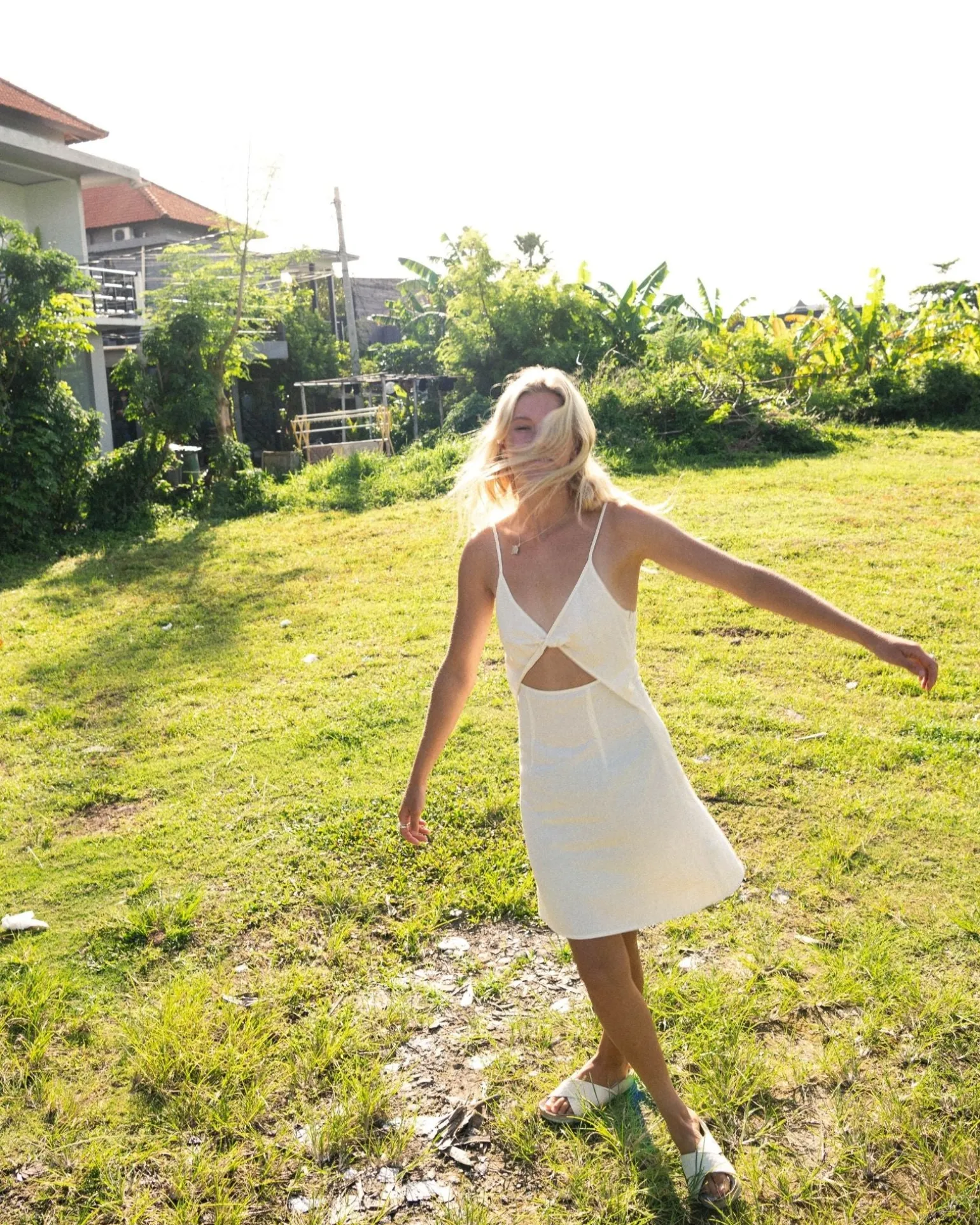 Minivestido Con Aberturas Alannah>Rusty Cheap