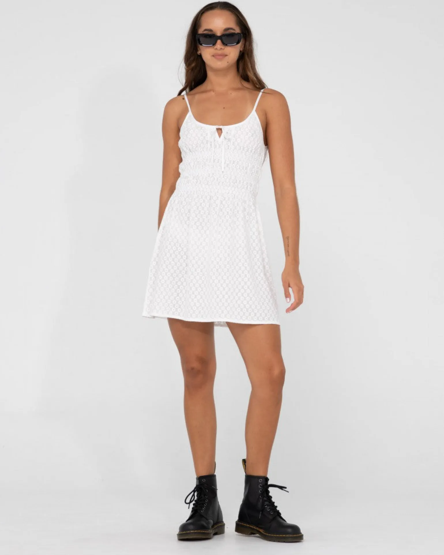 Minivestido Con Aberturas Effie>Rusty Sale