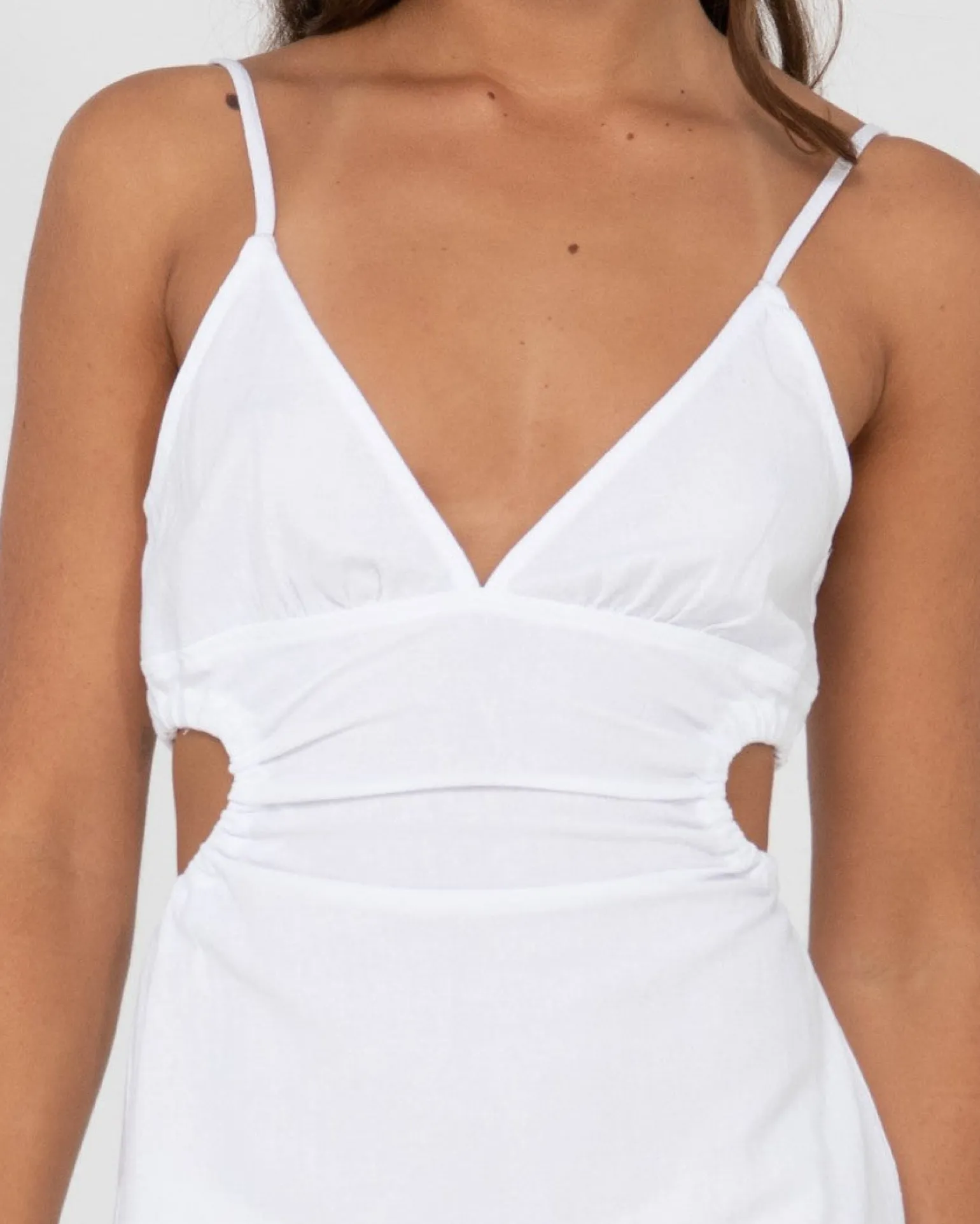 Minivestido Con Aberturas Sicilia>Rusty New