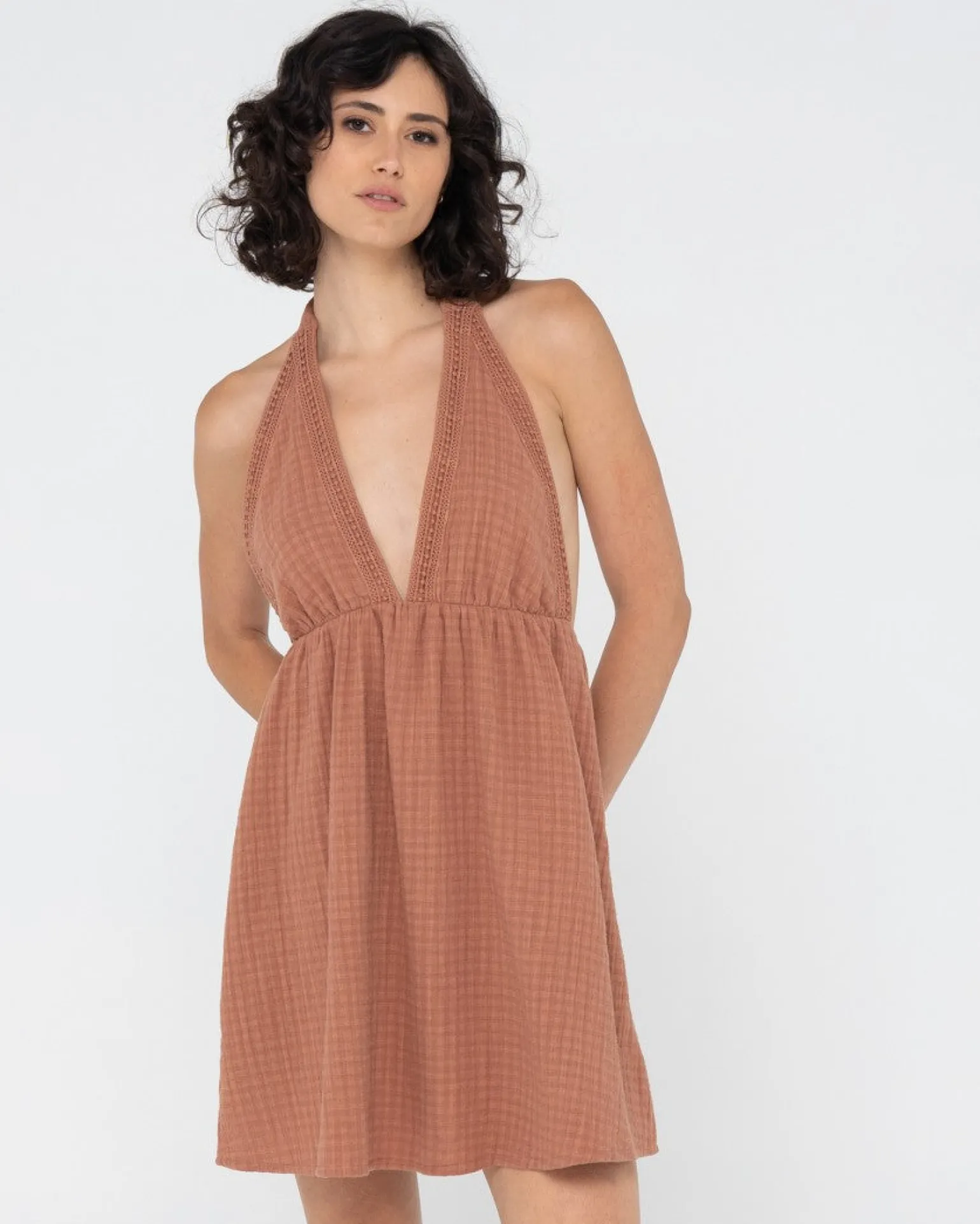 Minivestido De Playa Sundowner>Rusty New