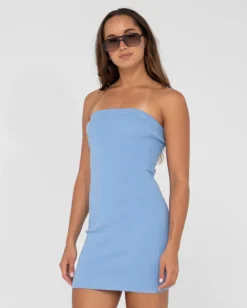 Minivestido De Punto Sin Tirantes Amelia><noscript><img width=