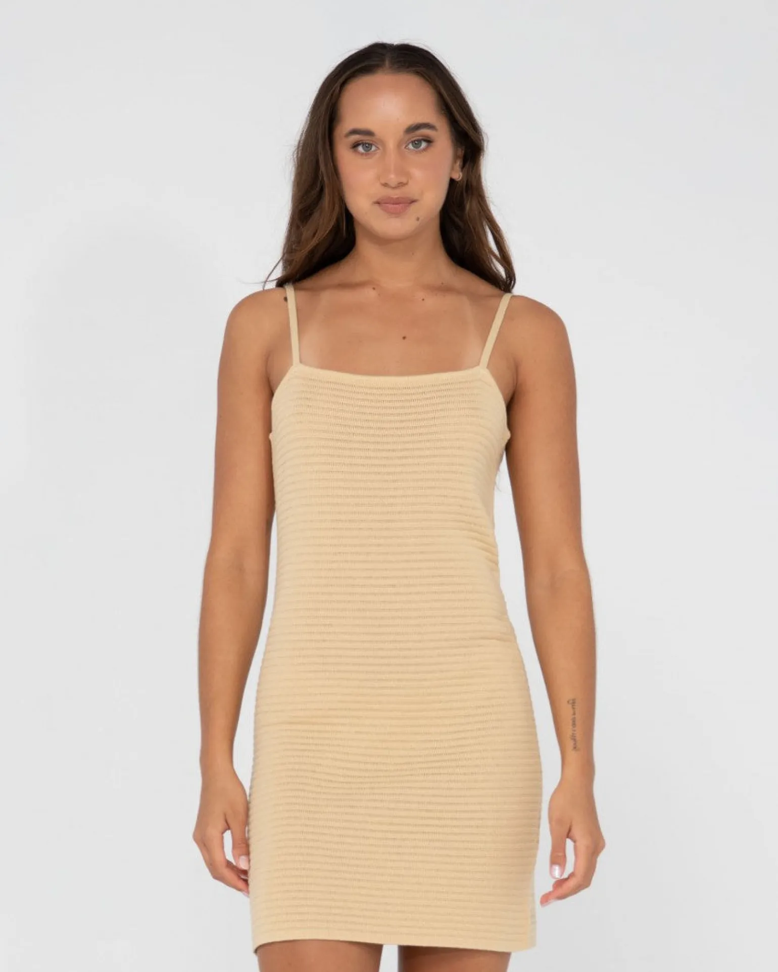 Minivestido Lencero De Punto Acanalado Harri>Rusty Fashion