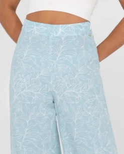 Pantalon Ancho De Cintura Alta Con Estampado Maia><noscript><img width=