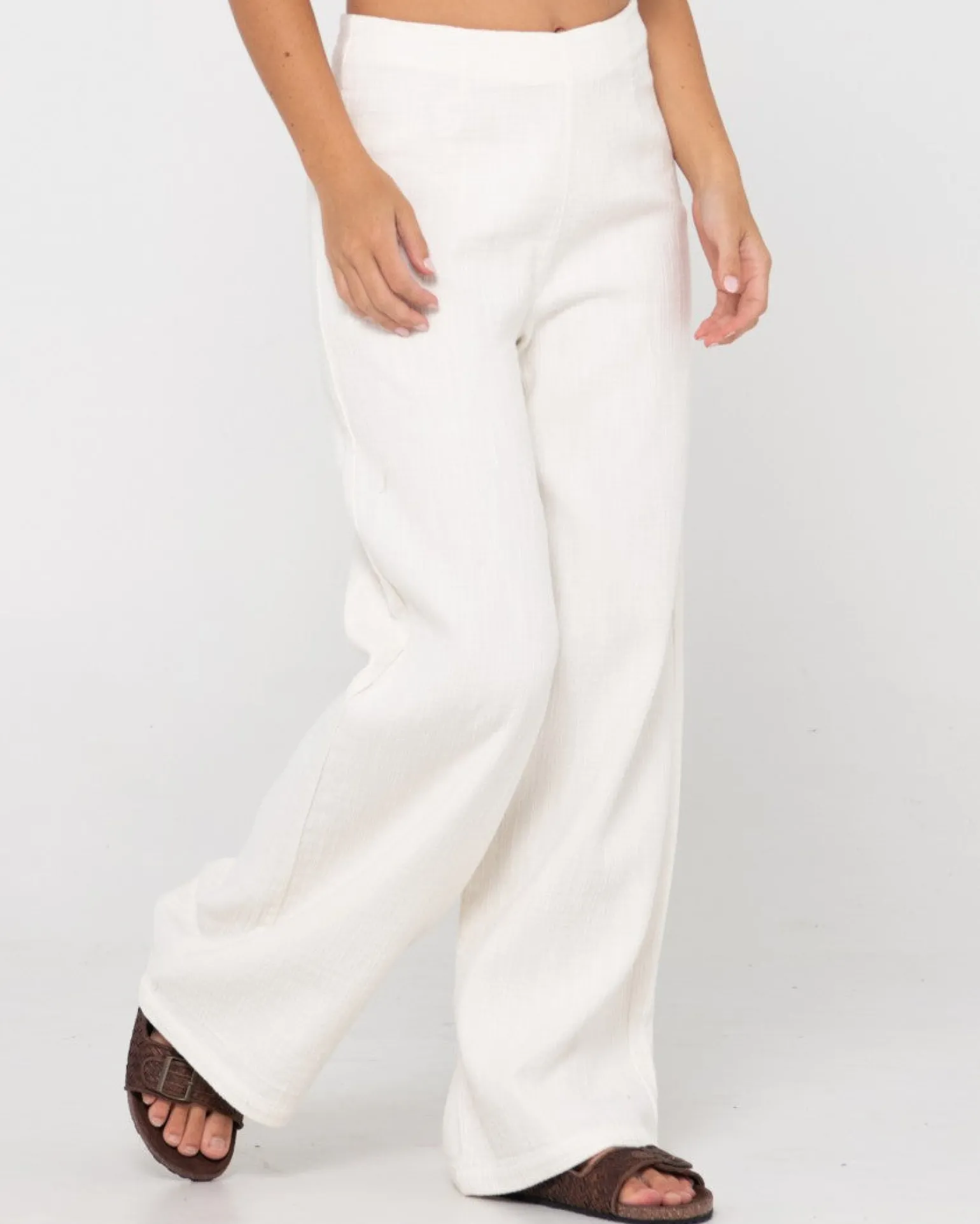 Pantalon Ancho De Talle Alto Radiate>Rusty Cheap