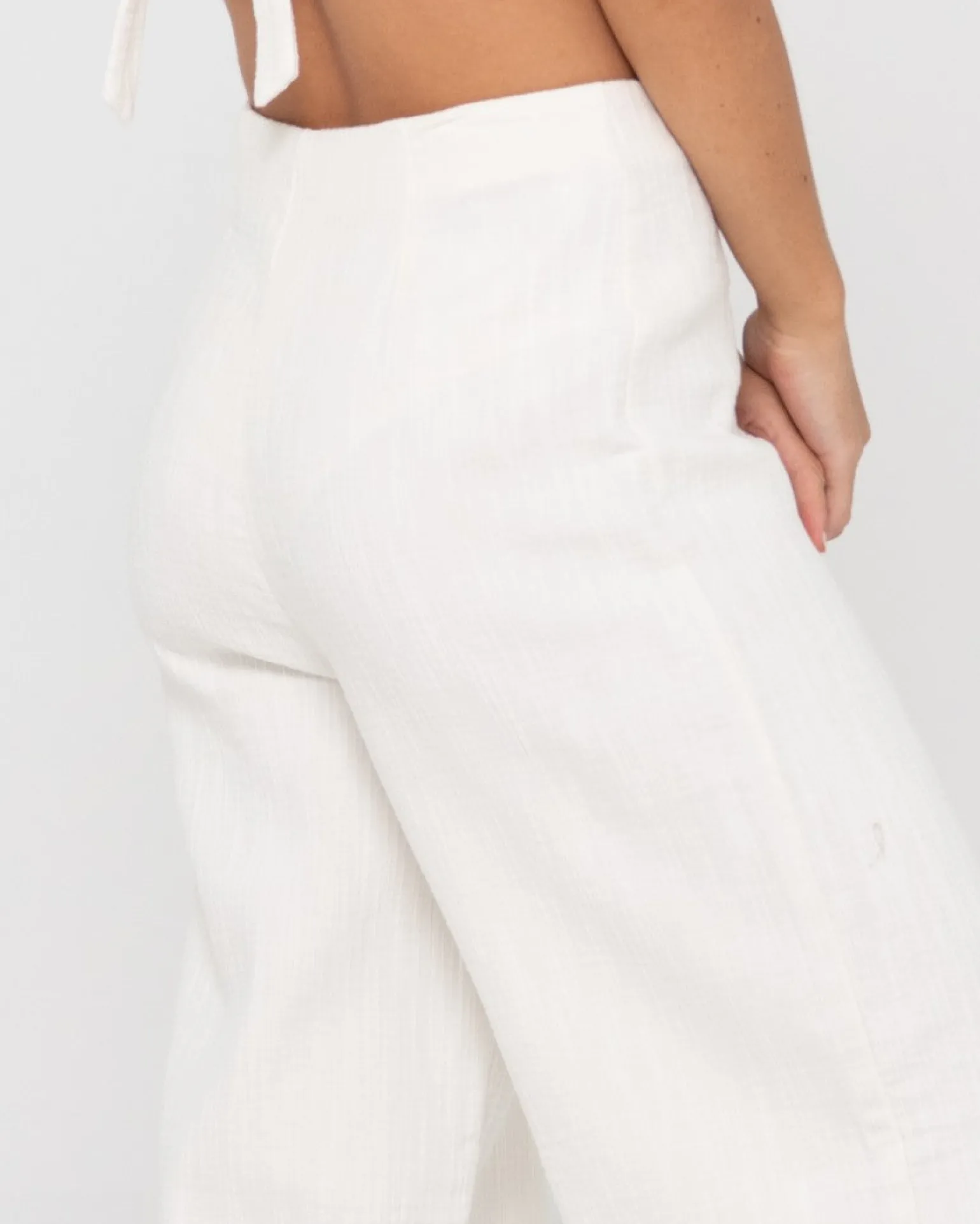 Pantalon Ancho De Talle Alto Radiate>Rusty Cheap