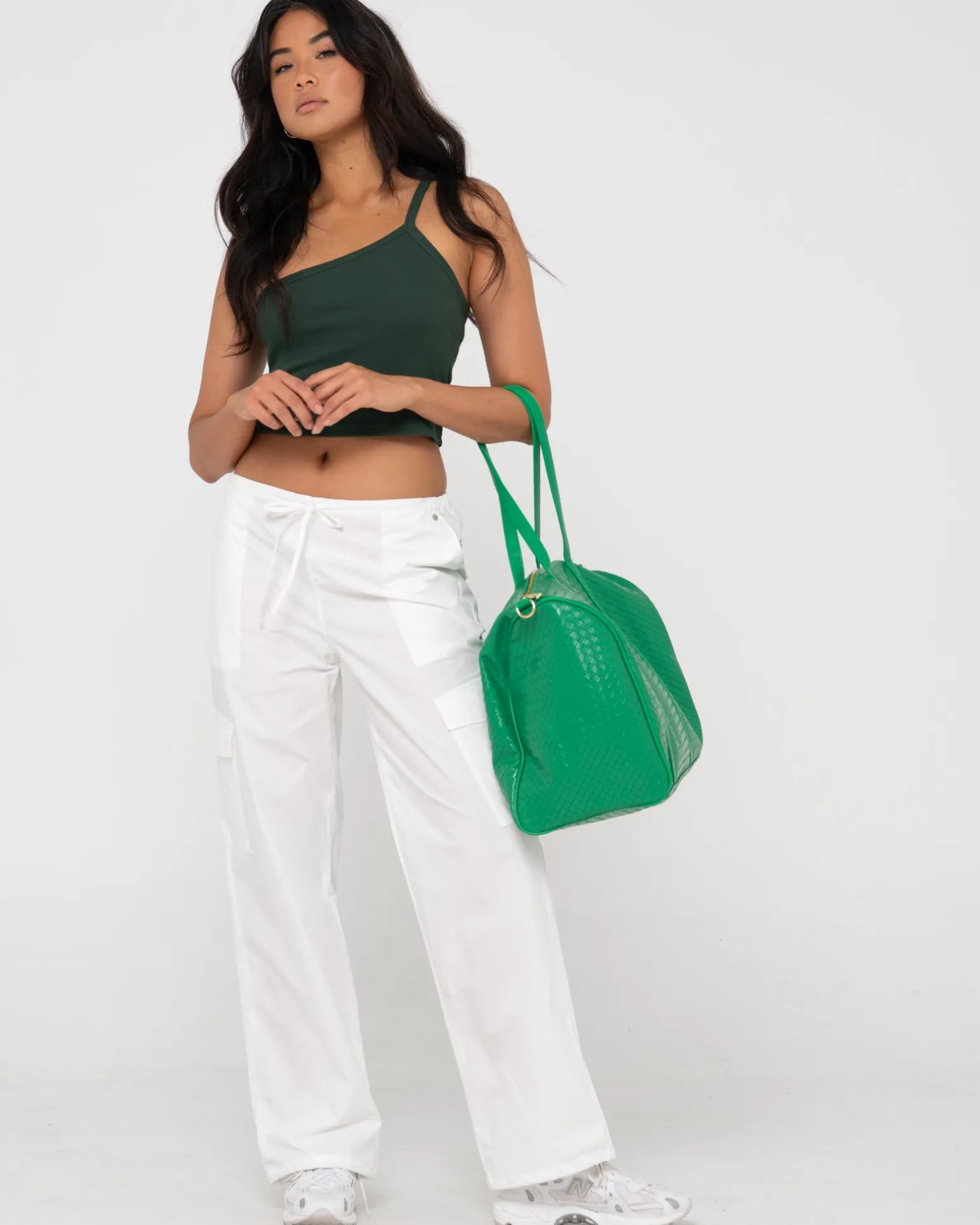 Pantalon Cargo Milly De Talle Bajo Y Corte Holgado>Rusty Hot