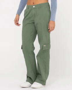 Pantalon Cargo Recto De Talle Bajo Cade><noscript><img width=