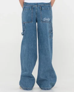 Pantalon Carpintero Billie Low Denim Ninas>Rusty Cheap