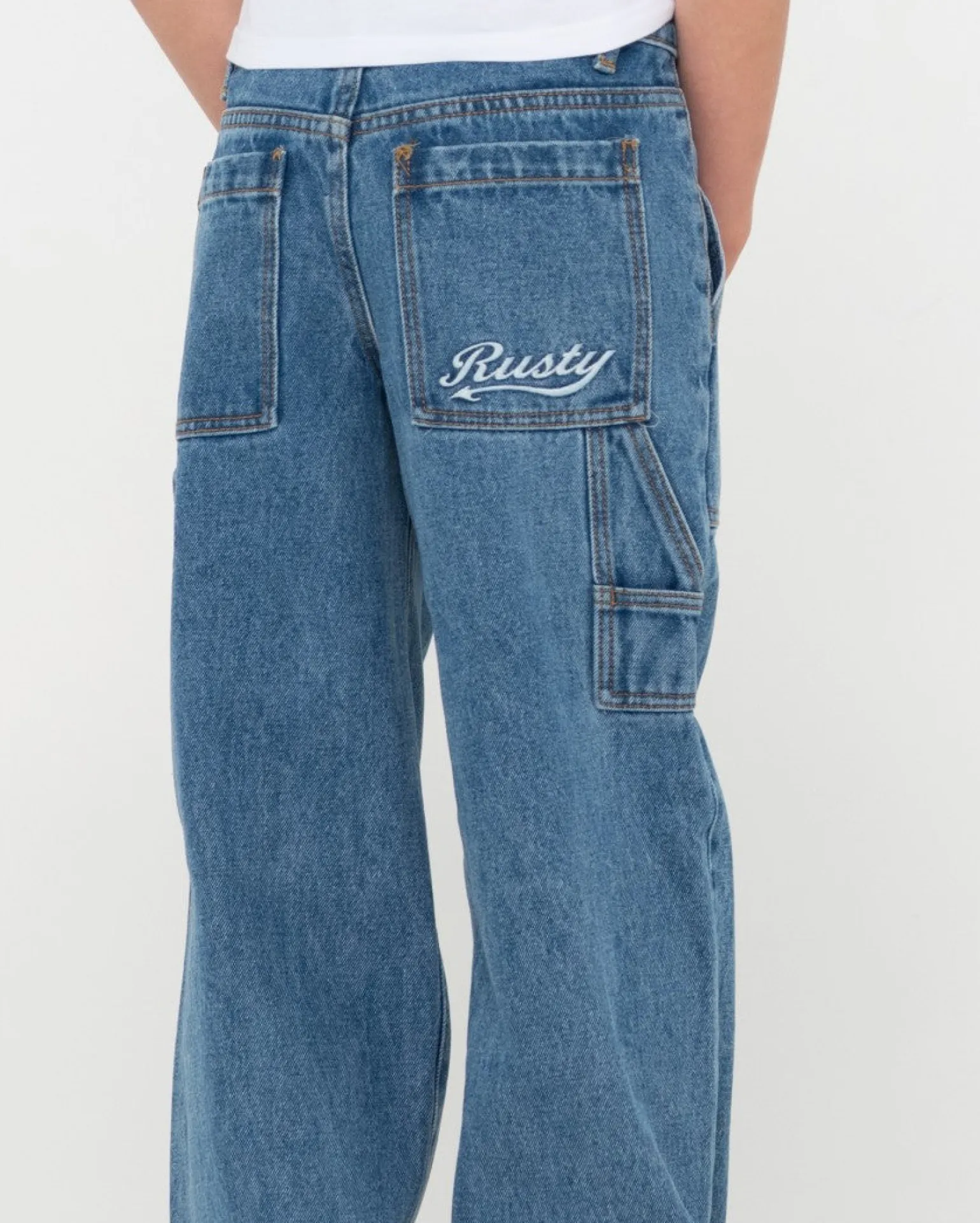 Pantalon Carpintero Billie Low Denim Ninas>Rusty Cheap