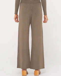 Pantalon Confort De Punto Con Pernera Ancha Solace>Rusty Cheap
