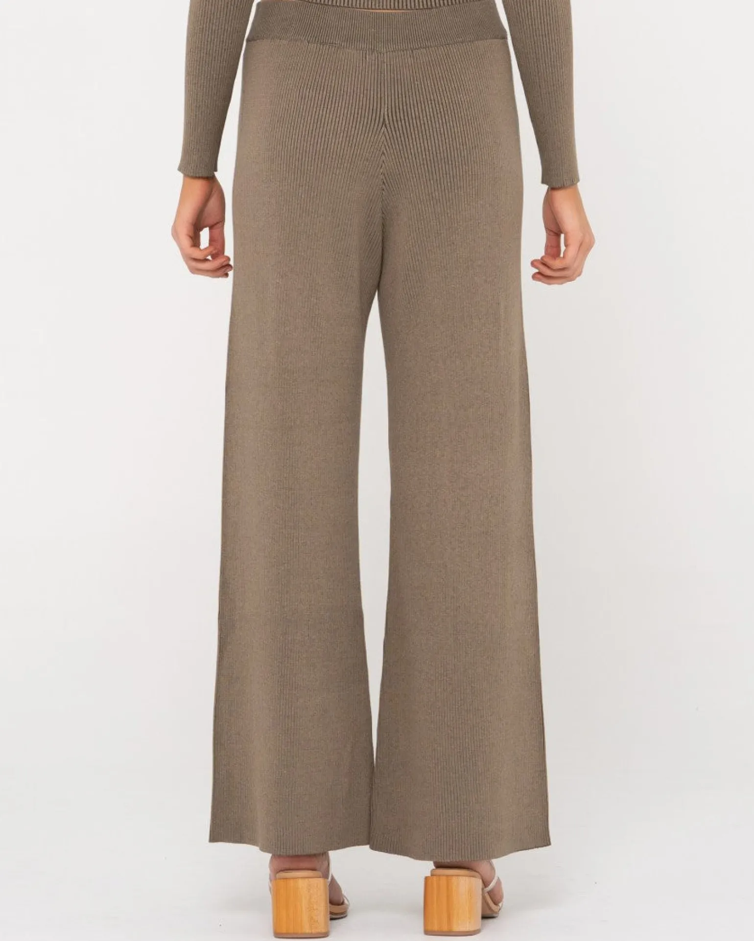 Pantalon Confort De Punto Con Pernera Ancha Solace>Rusty Cheap
