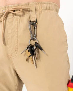 Pantalon Con Punos Elasticos Y Levantamiento Pesado><noscript><img width=