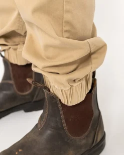 Pantalon Con Punos Elasticos Y Levantamiento Pesado><noscript><img width=