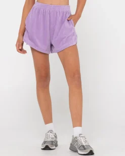 Pantalon Corto Bronte De Pana De Talle Alto>Rusty Fashion
