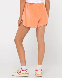 Pantalon Corto Bronte De Pana De Talle Alto>Rusty Best