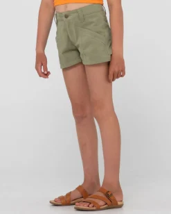 Pantalon Corto Carpenter De Talle Medio Para Nina De New Look><noscript><img width=