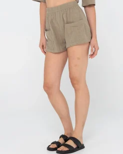 Pantalon Corto Con Cintura Elástica En Algun Lugar><noscript><img width=