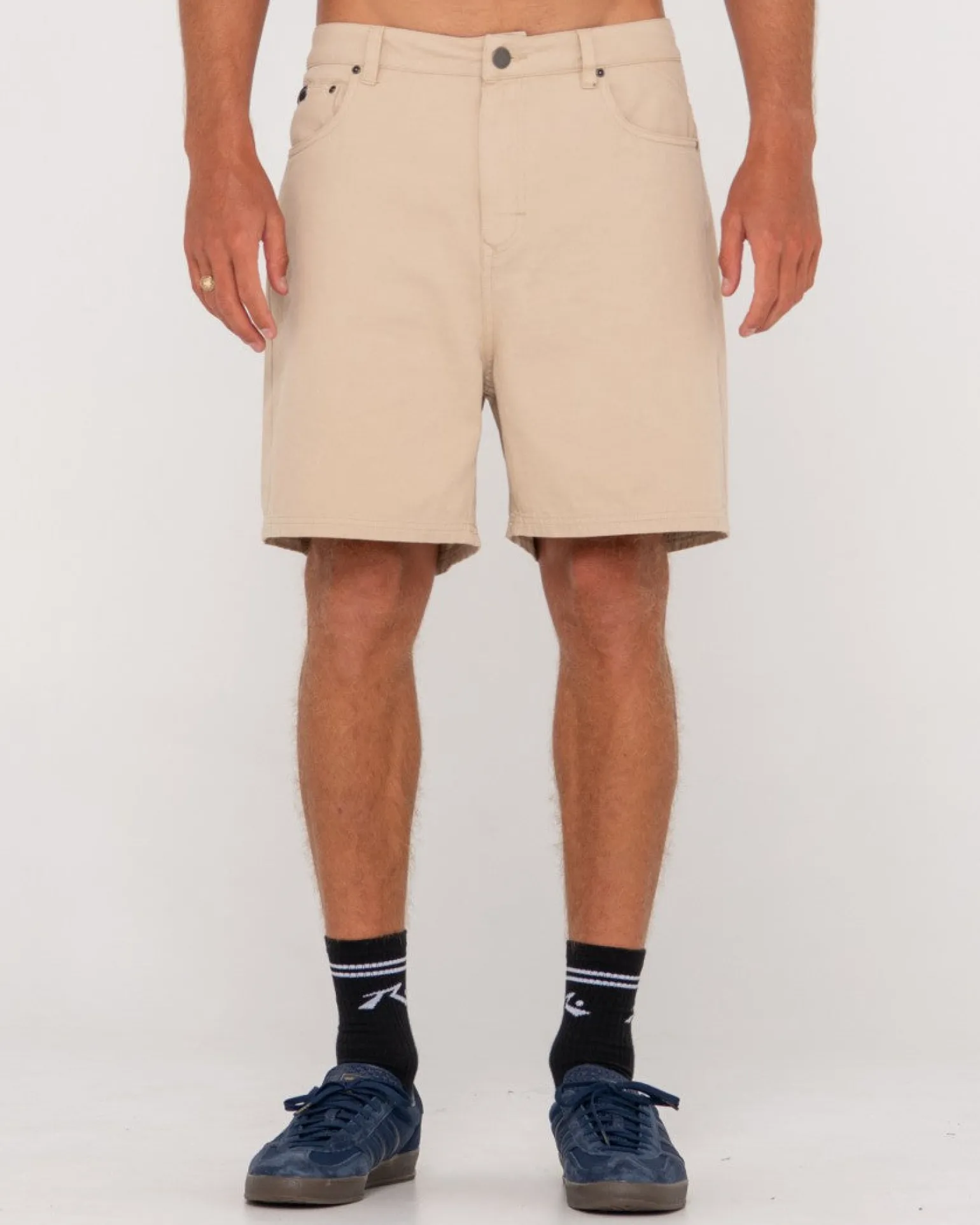 Pantalon Corto De 5 Bolsillos Con Lavado Vintage The Bruce>Rusty Fashion