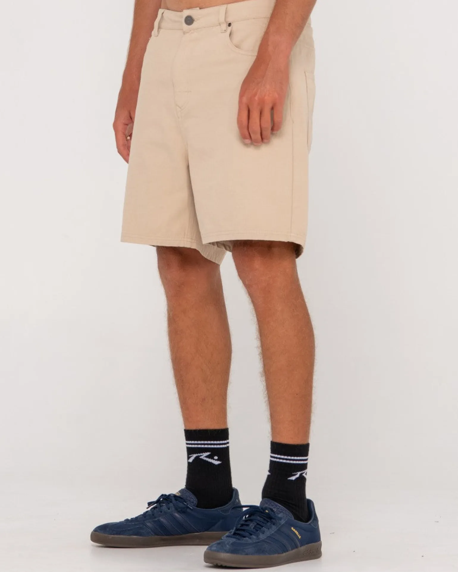 Pantalon Corto De 5 Bolsillos Con Lavado Vintage The Bruce>Rusty Fashion