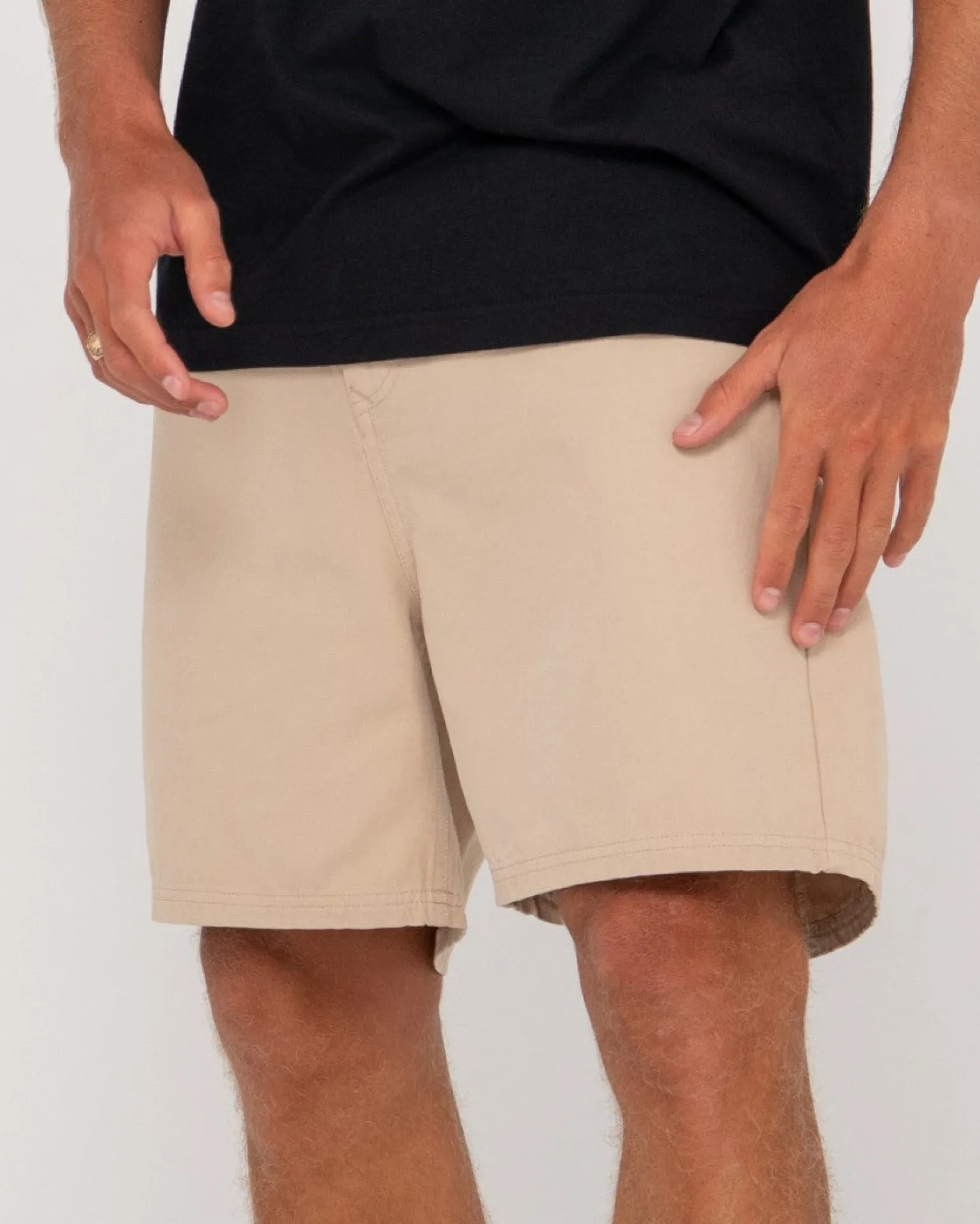 Pantalon Corto De 5 Bolsillos Con Lavado Vintage The Bruce>Rusty Fashion