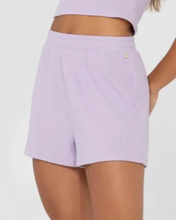 Pantalon Corto De Estar Por Casa Elastico De Talle Alto Harlo><noscript><img width=