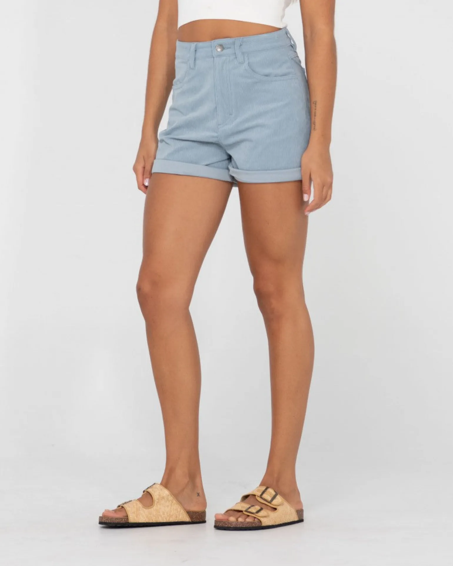 Pantalon Corto De Pana De Talle Alto The Secret>Rusty Outlet
