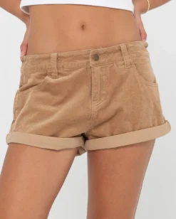 Pantalon Corto De Pana De Talle Bajo No Secret><noscript><img width=