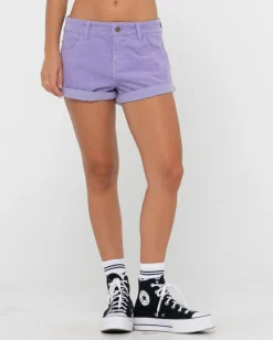 Pantalon Corto De Pana De Talle Bajo No Secret>Rusty Flash Sale
