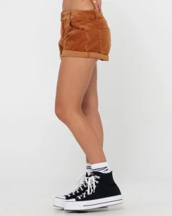 Pantalon Corto De Pana De Talle Bajo No Secret><noscript><img width=