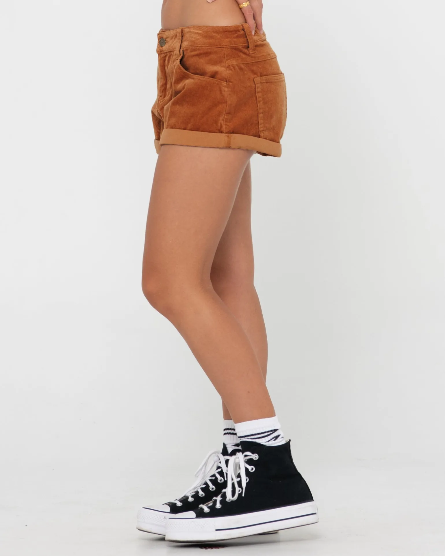 Pantalon Corto De Pana De Talle Bajo No Secret>Rusty Best