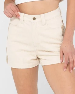 Pantalon Corto De Pana De Talle Alto Olivia><noscript><img width=