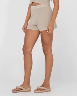 Pantalon Corto De Punto De Talle Alto Ophelia><noscript><img width=