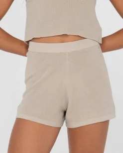 Pantalon Corto De Punto De Talle Alto Ophelia><noscript><img width=