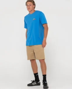 Pantalon Corto Elastico Alto Y Bajo Rifts><noscript><img width=