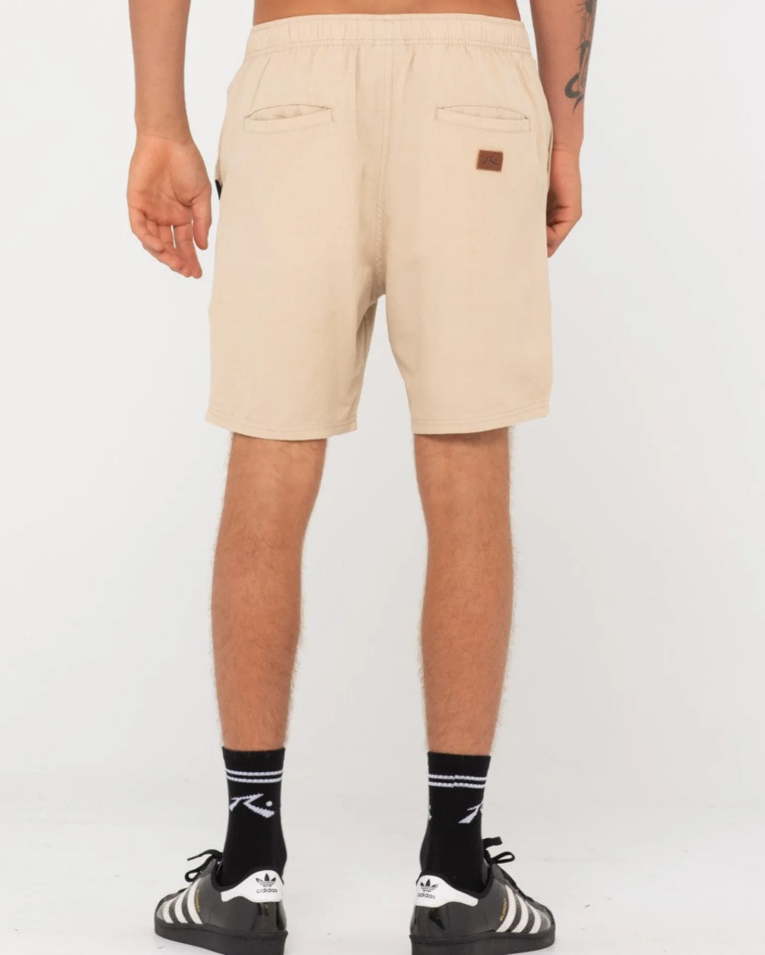 Pantalon Corto Elastico De Lino Overtone Para Nino>Rusty Hot