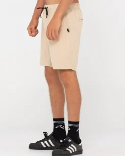 Pantalon Corto Elastico De Lino Overtone Para Nino><noscript><img width=