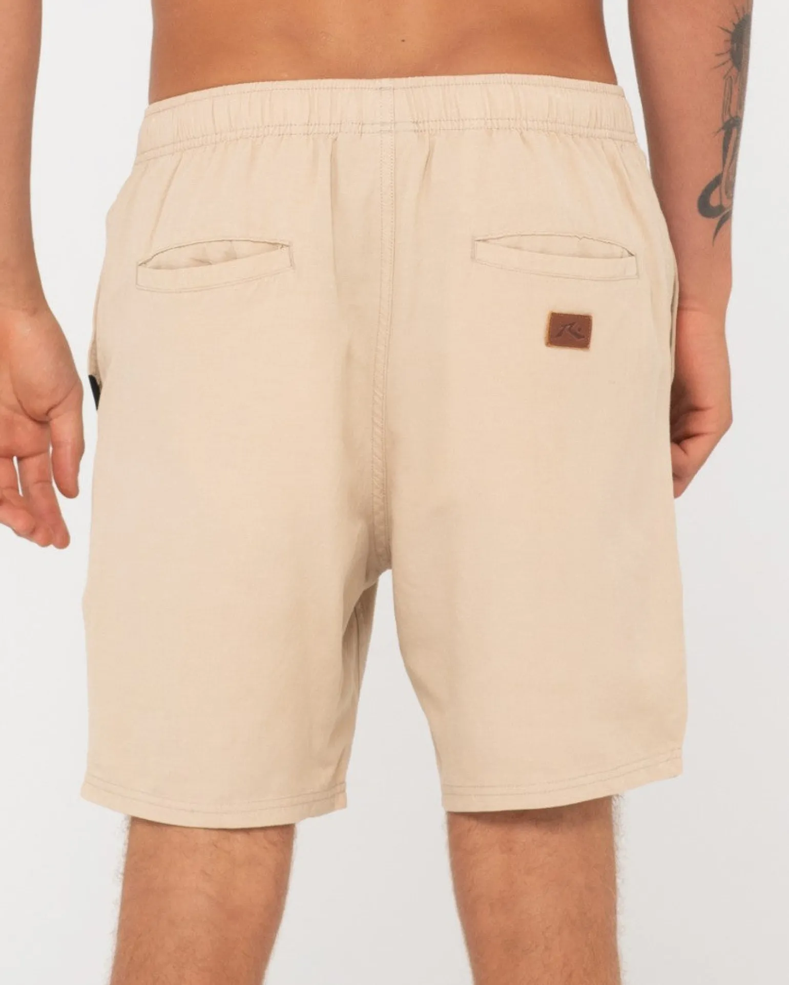 Pantalon Corto Elastico De Lino Overtone Para Nino>Rusty Cheap
