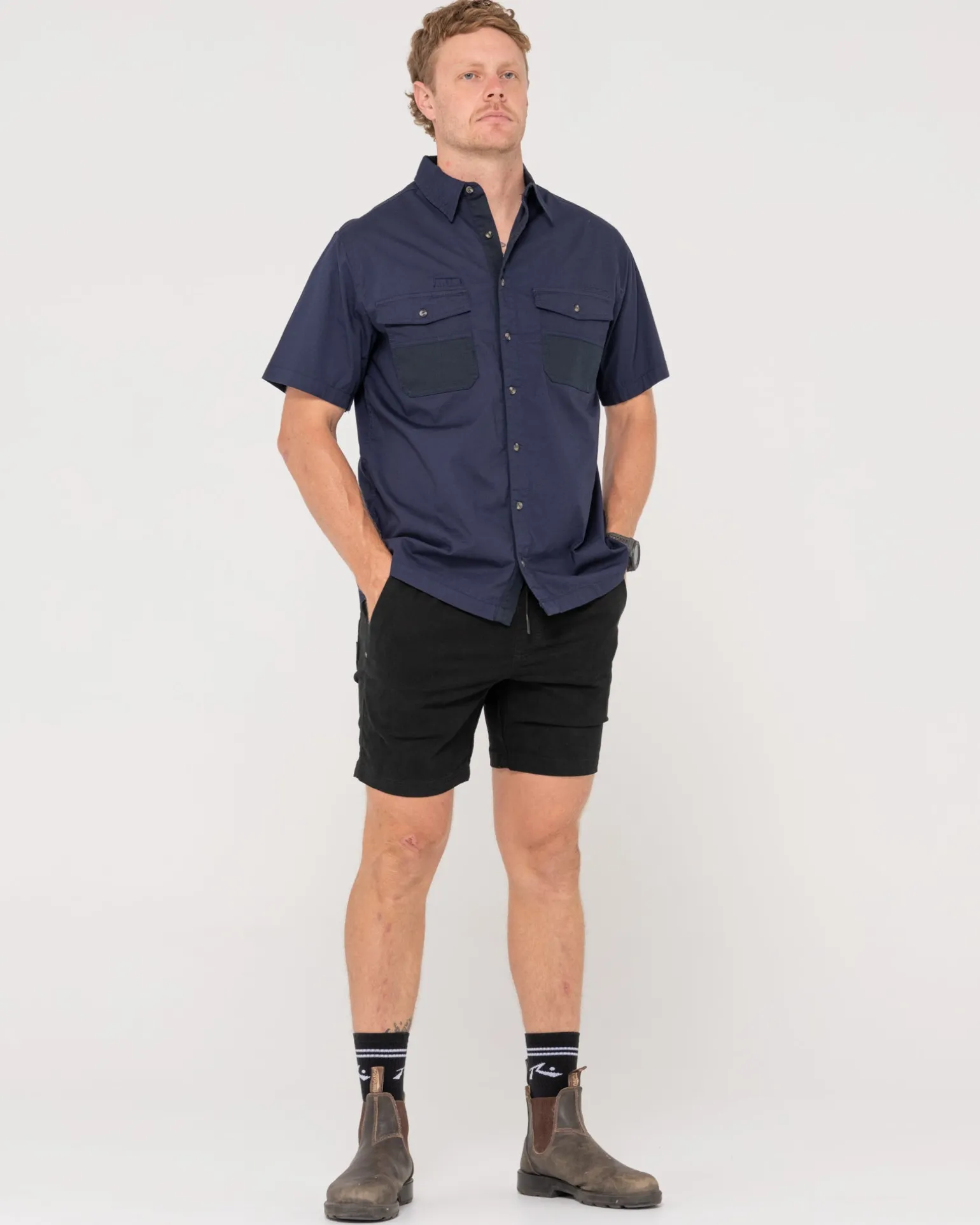 Pantalon Corto Elastico Para Levantamientos Pesados>Rusty Store