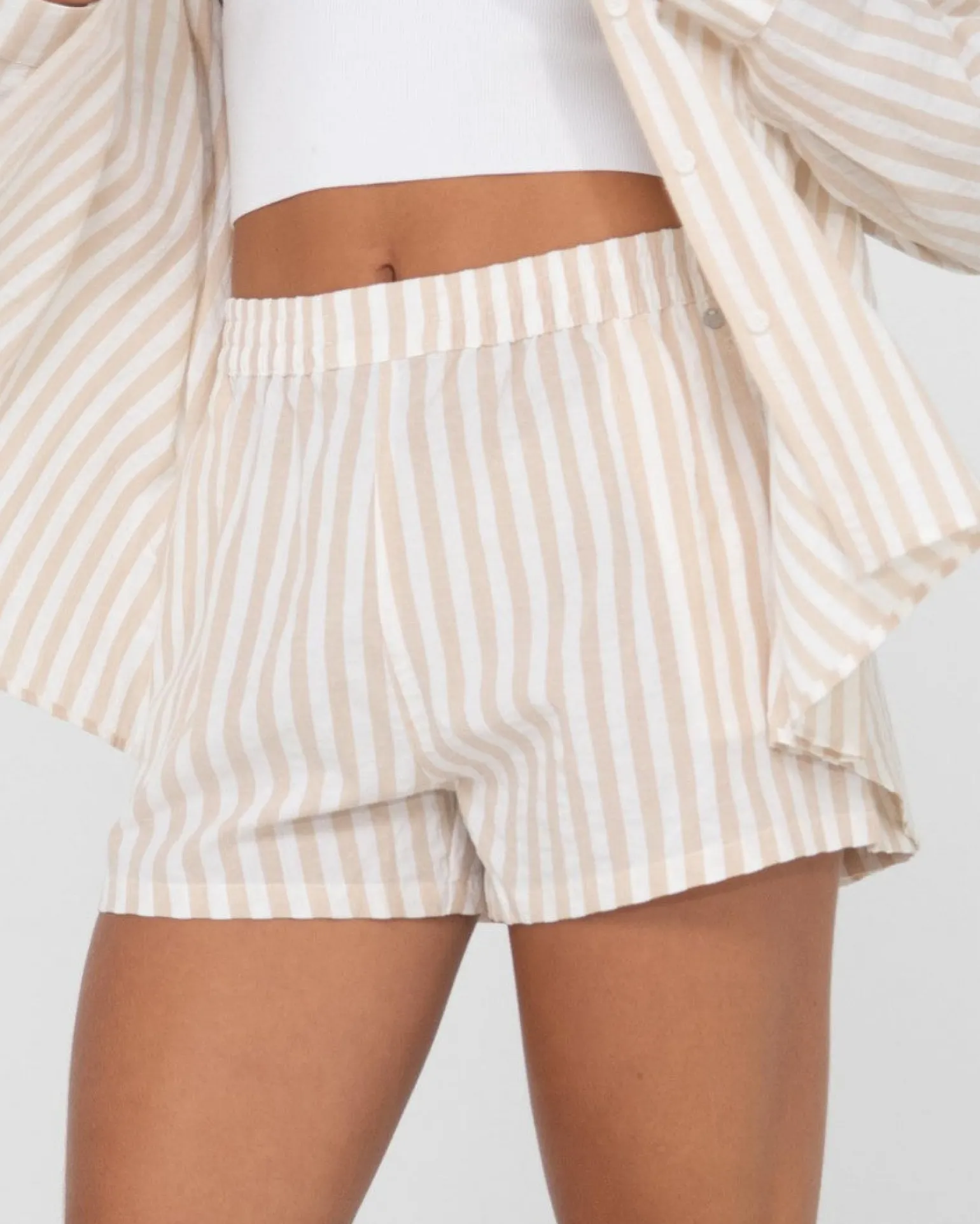 Pantalon Corto Mackenzie A Rayas>Rusty Fashion